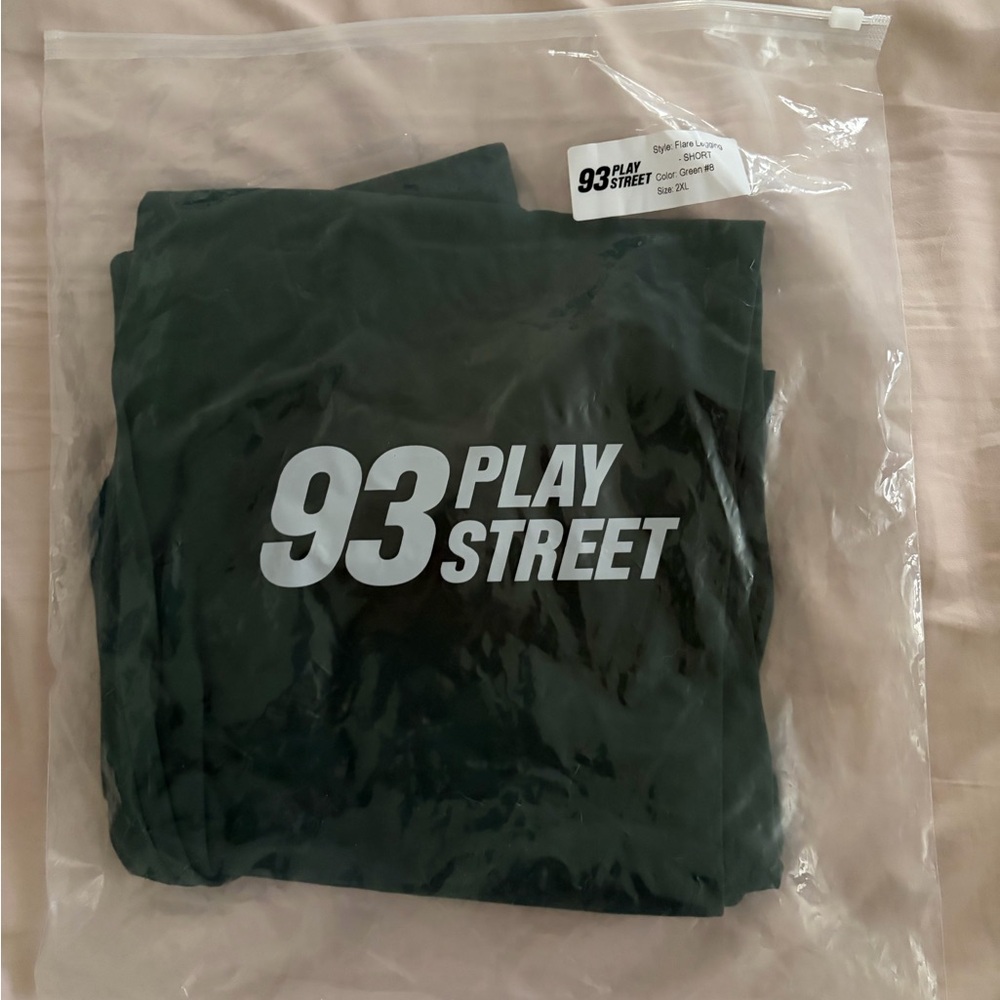 93 Play Street Green Flare Leggings BRAND NEW